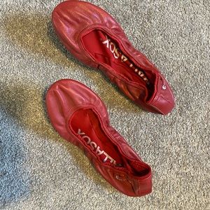 Red BellaSox flats